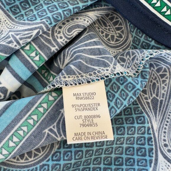 NWT Max Studio London Geometric Dress Size Medium - Picture 5 of 5